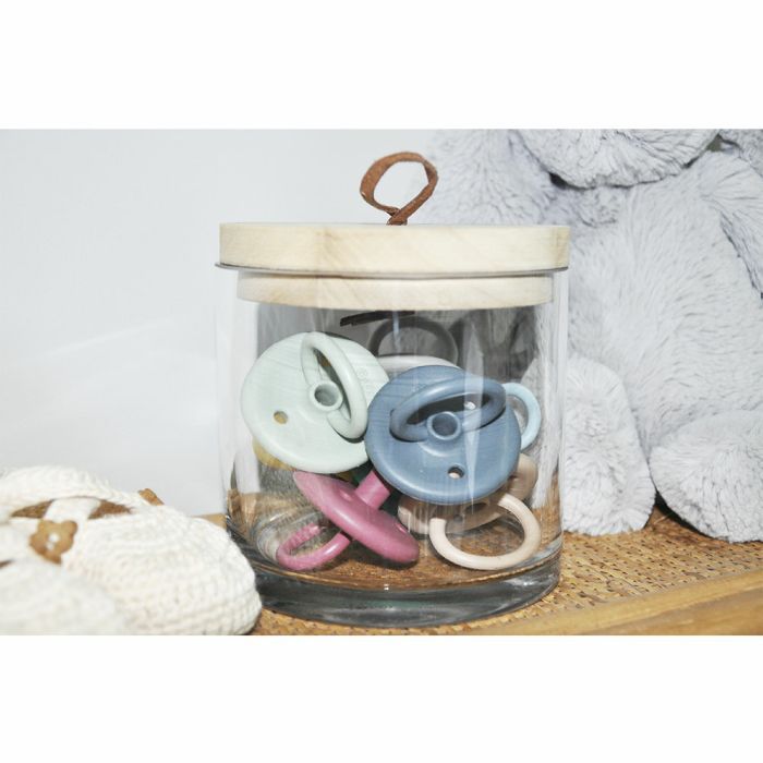 Пустушка MinikOiOi силіконова 100% Binkee 0+ Month - Bubble Beige (101150057) зображення 2