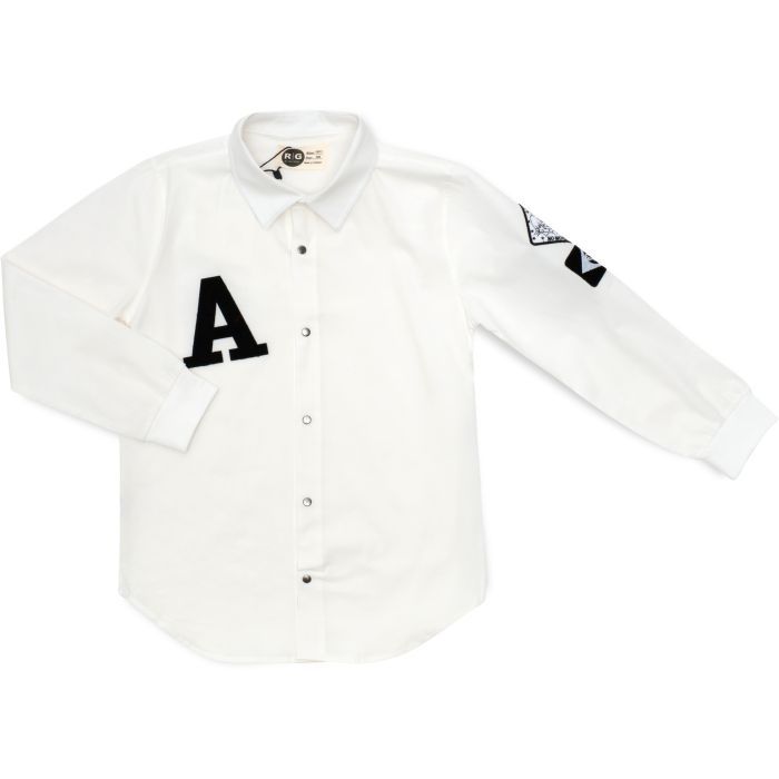 Рубашка детская RG школьная (3154-146B-cream)