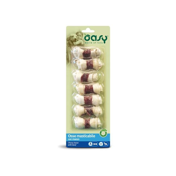Лакомство для собак OASY Chewy Bone говядина -S- 85 г (8053017340968)