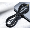 Кабель мультимедійний AUX USB-C to TRS Audio 3.5mm M/M DAC Chip 96kHz 1.0m black Choetech (AUX006) зображення 2
