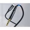 Кабель мультимедийный AUX USB-C to TRS Audio 3.5mm M/M DAC Chip 96kHz 1.0m black Choetech (AUX006) изображение 3