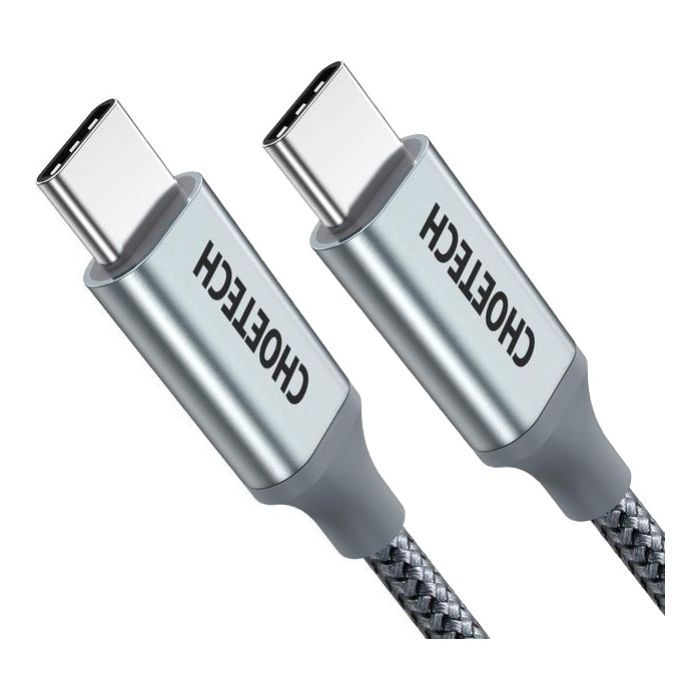 Дата кабель USB-C to USB-C 1.8m USB 3.1 PD100W Choetech (XCC-1002)