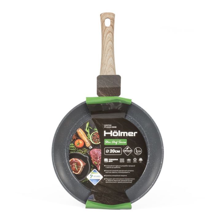 Сковорода Hölmer Star Chef кована 20 см (FP-22320-SWMB Star Chef) зображення 6