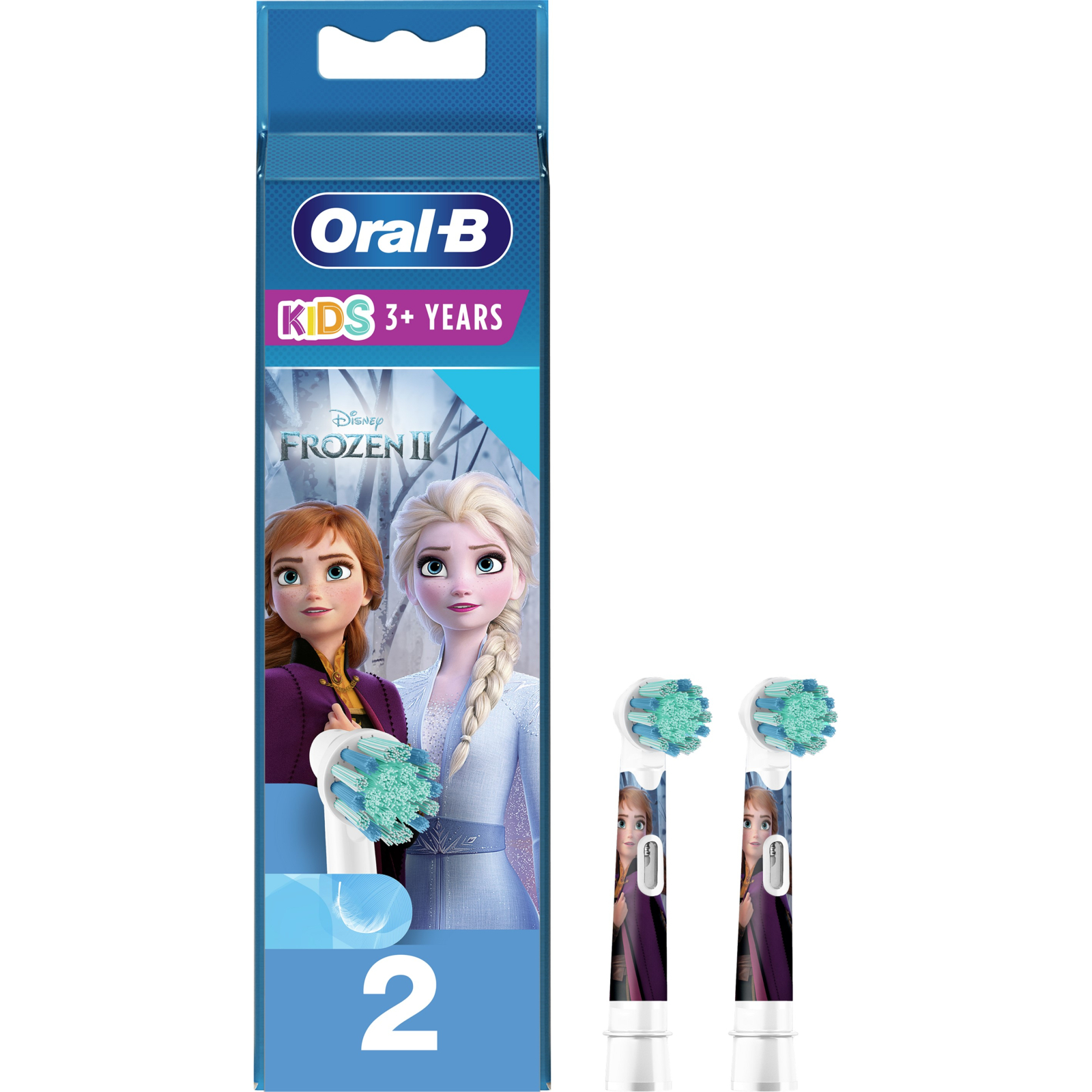 Насадка для зубної щітки Oral-B Kids Frozen II, 2 шт (4210201383994)