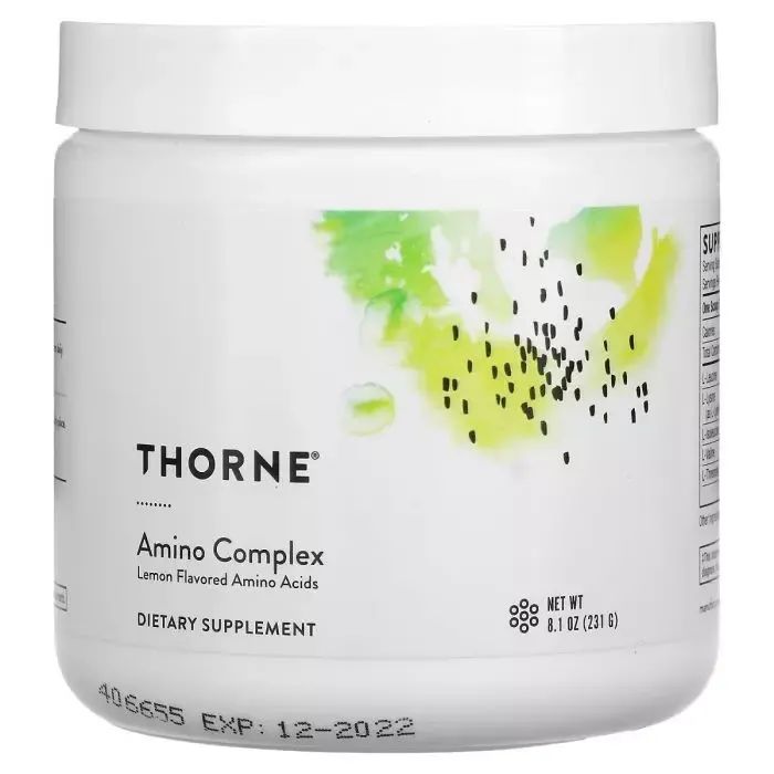 Аминокислота Thorne Research Комплекс аминокислот, вкус лимона, Amino Complex, 231 г (THR-00366)