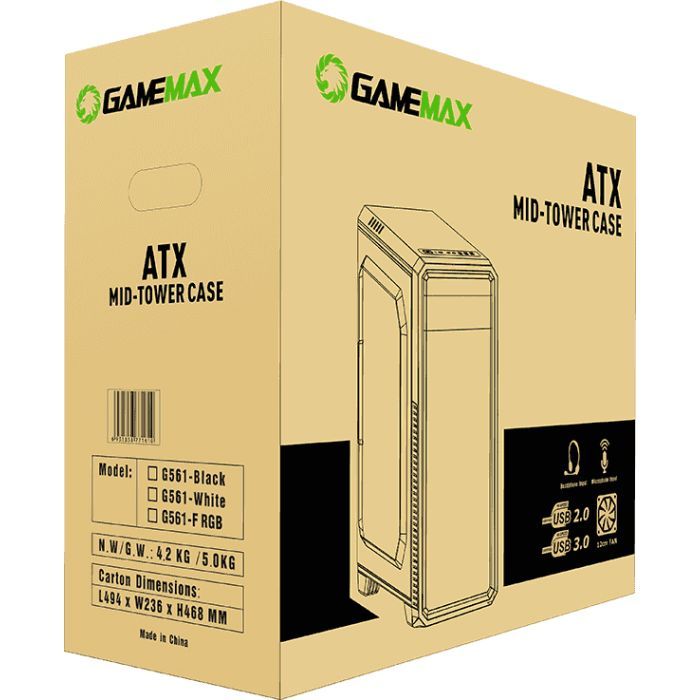 Корпус Gamemax G561-FRGB-WH изображение 6