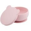 Тарілка дитяча MinikOiOi Bowly глибока з кришкою на присосці Pinky Pink (101080002) зображення 2