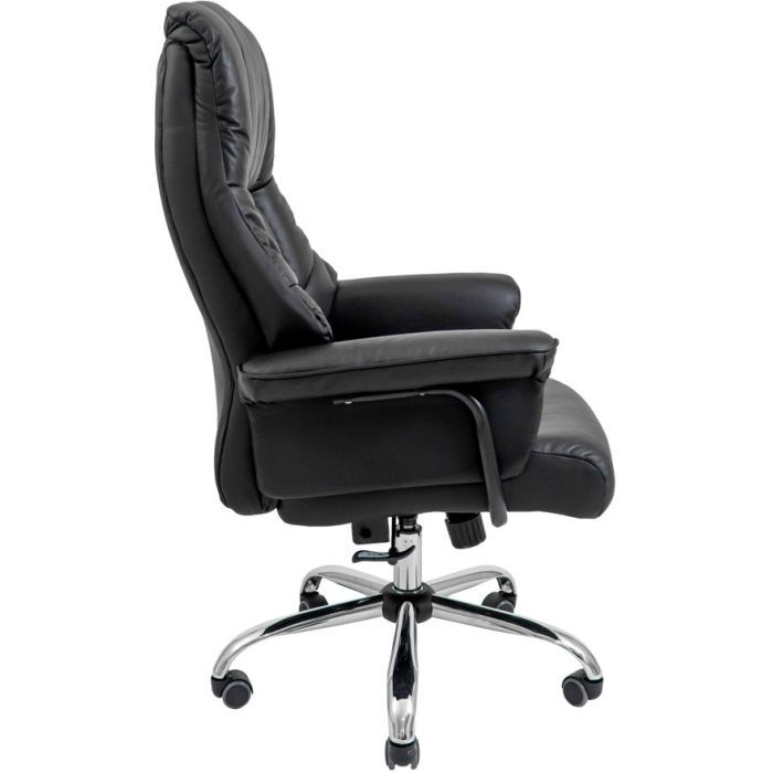Офисное кресло Richman Конгресс Хром M-2 Широкий (Anyfix Wide) Кожа Люкс Черная (IM0000009) изображение 3