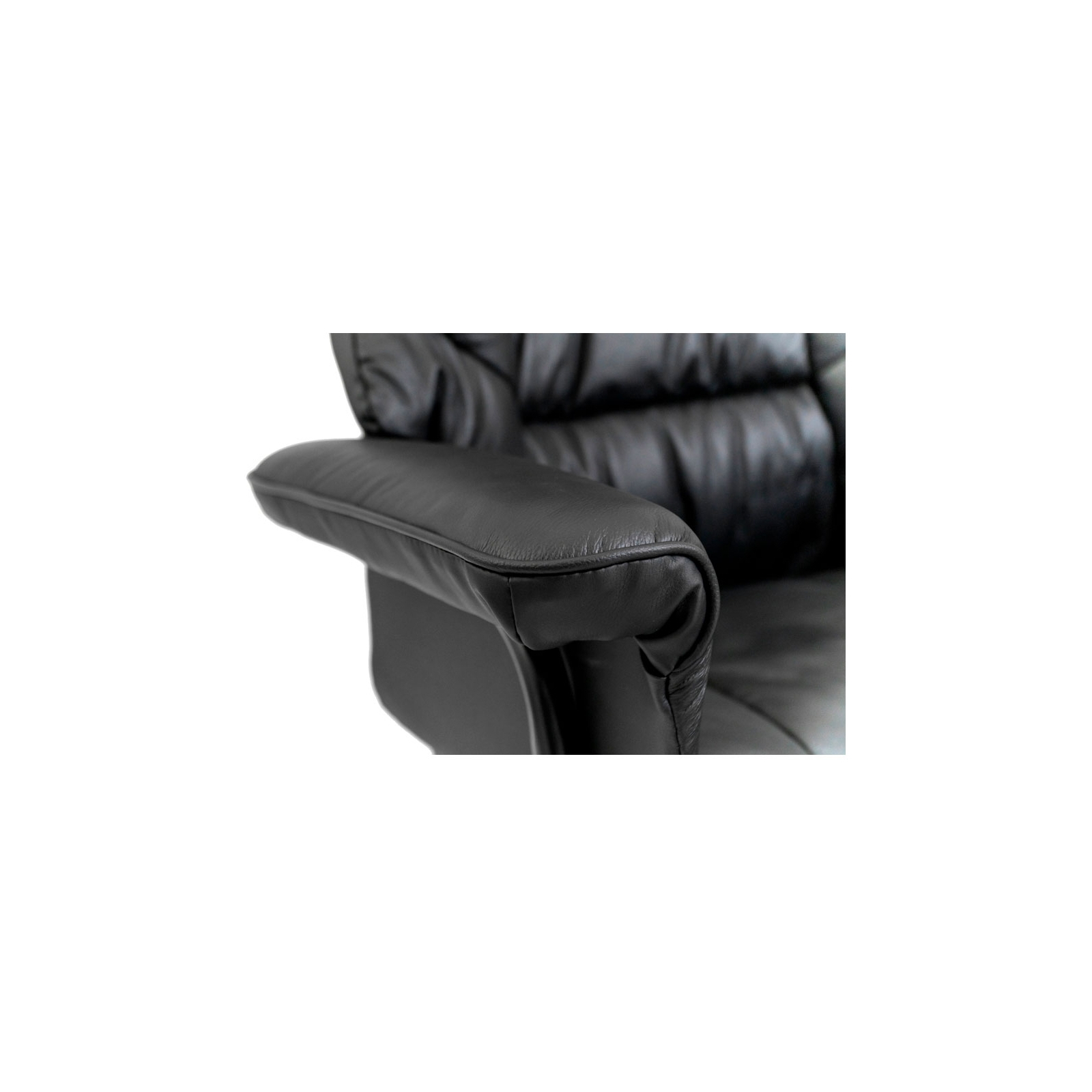 Офисное кресло Richman Конгресс Хром M-2 Широкий (Anyfix Wide) Кожа Люкс Черная (IM0000009) изображение 4