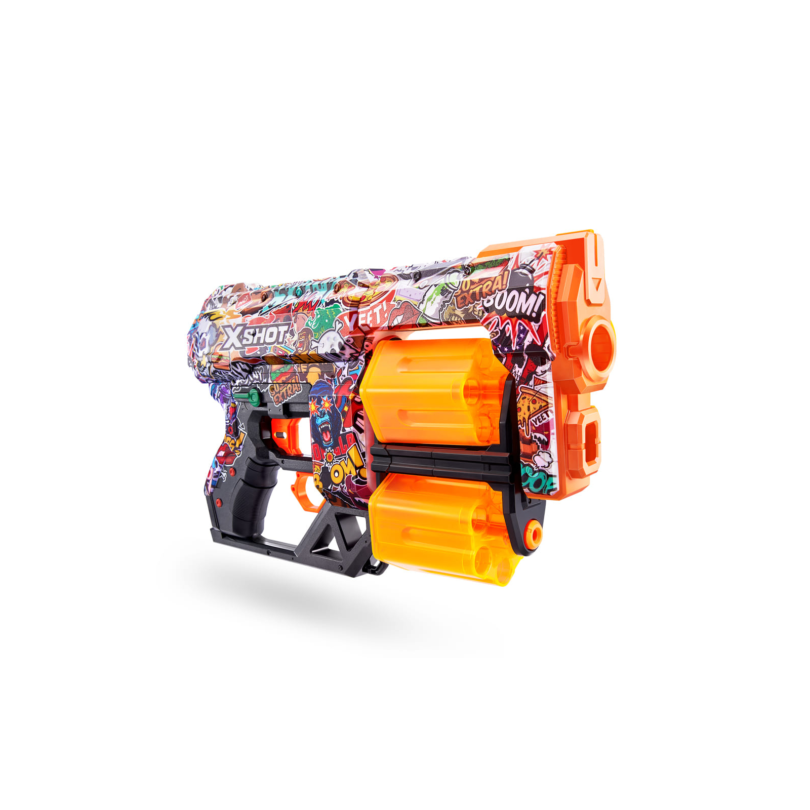Іграшкова зброя Zuru X-Shot Швидкострільний бластер Skins Dread Sketch (12 патронів) (36517H) зображення 3