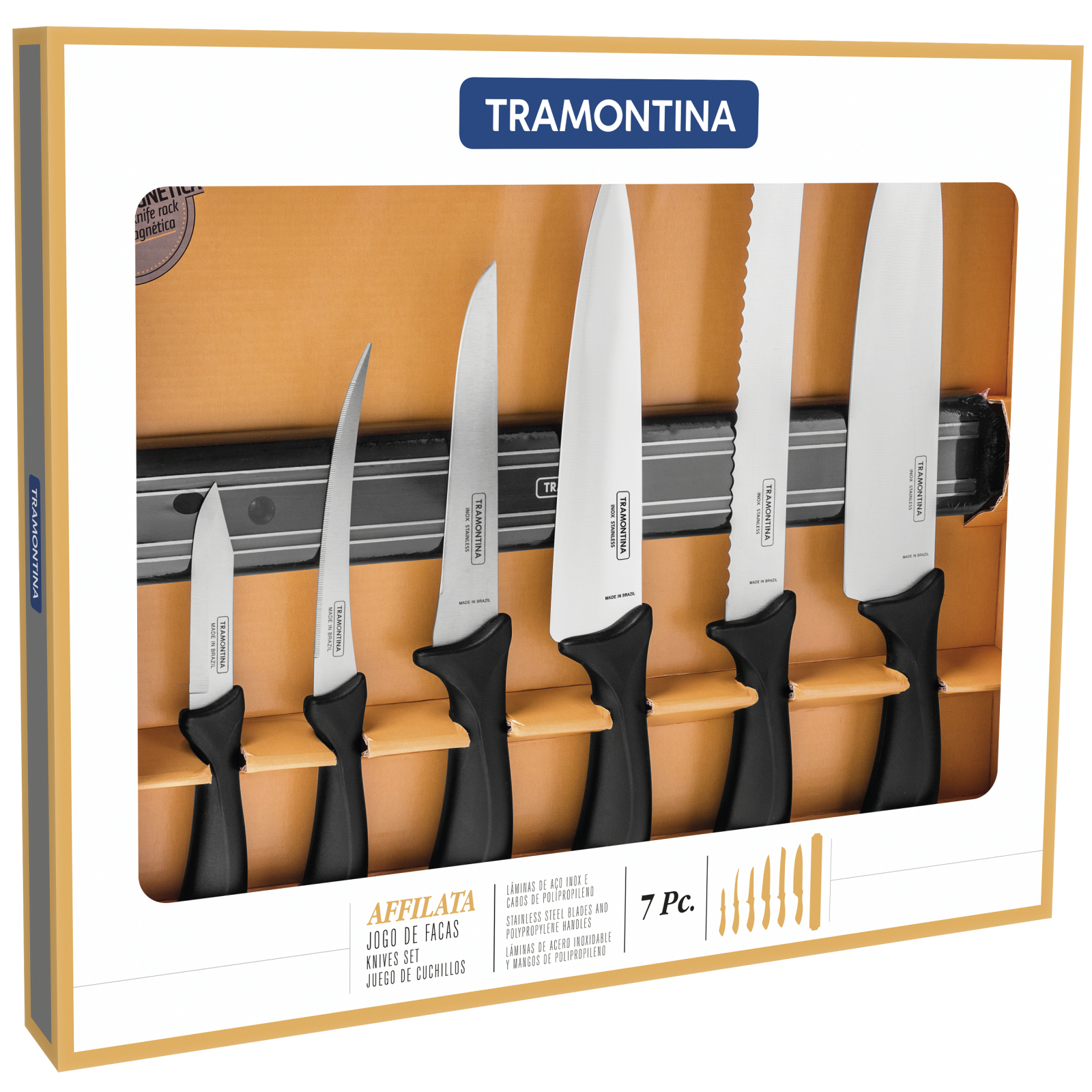 Набор ножей Tramontina Affilata 7 предметів (23699/054) изображение 3