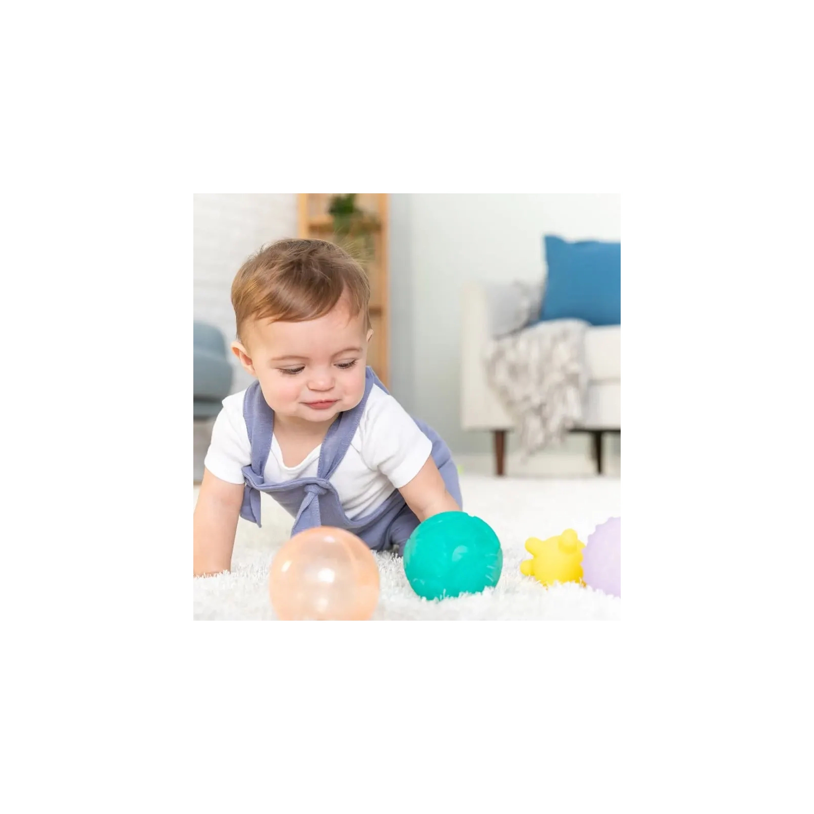 Развивающая игрушка Infantino Мульти-сенсорный набор Мячики (315023) изображение 4