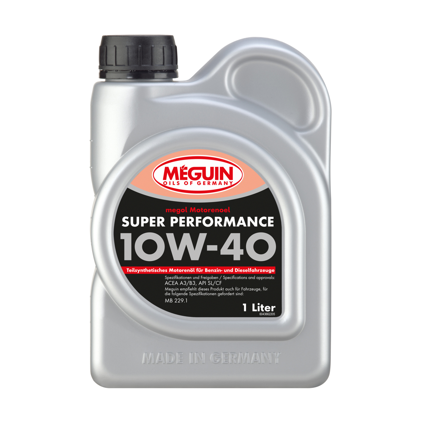 Моторное масло Meguin SUPER PERFORMANCE SAE 10W-40 1л (4366)