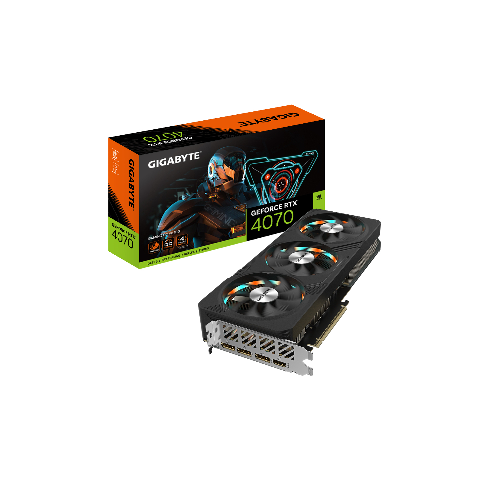 Видеокарта GIGABYTE GeForce RTX4070 12Gb GAMING OC V2 (GV-N4070GAMING OCV2-12G) изображение 5