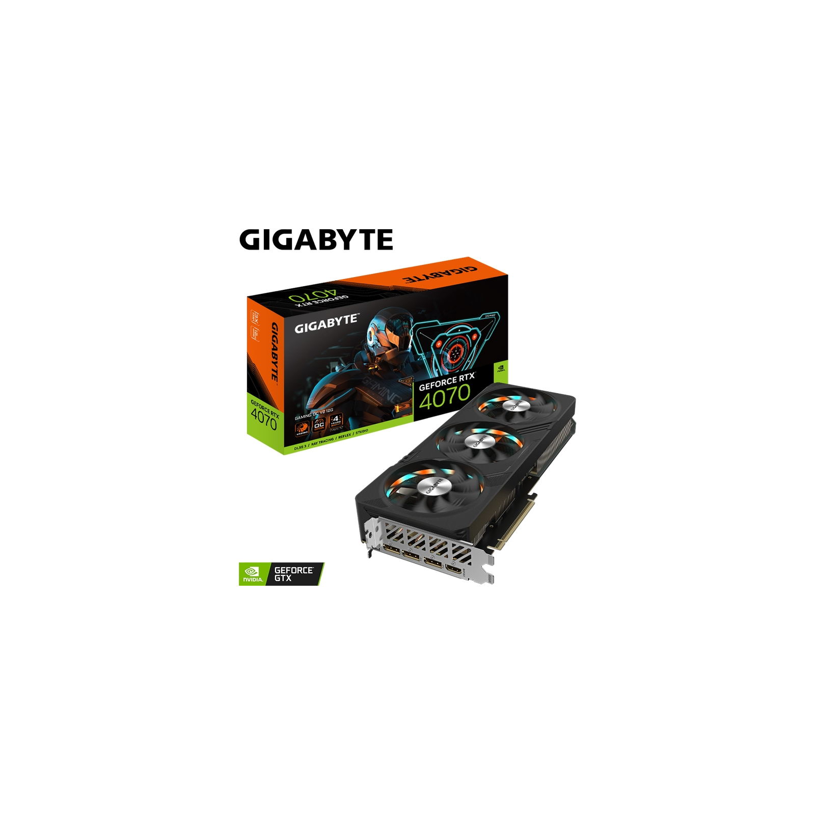 Видеокарта GIGABYTE GeForce RTX4070 12Gb GAMING OC V2 (GV-N4070GAMING OCV2-12G) изображение 9