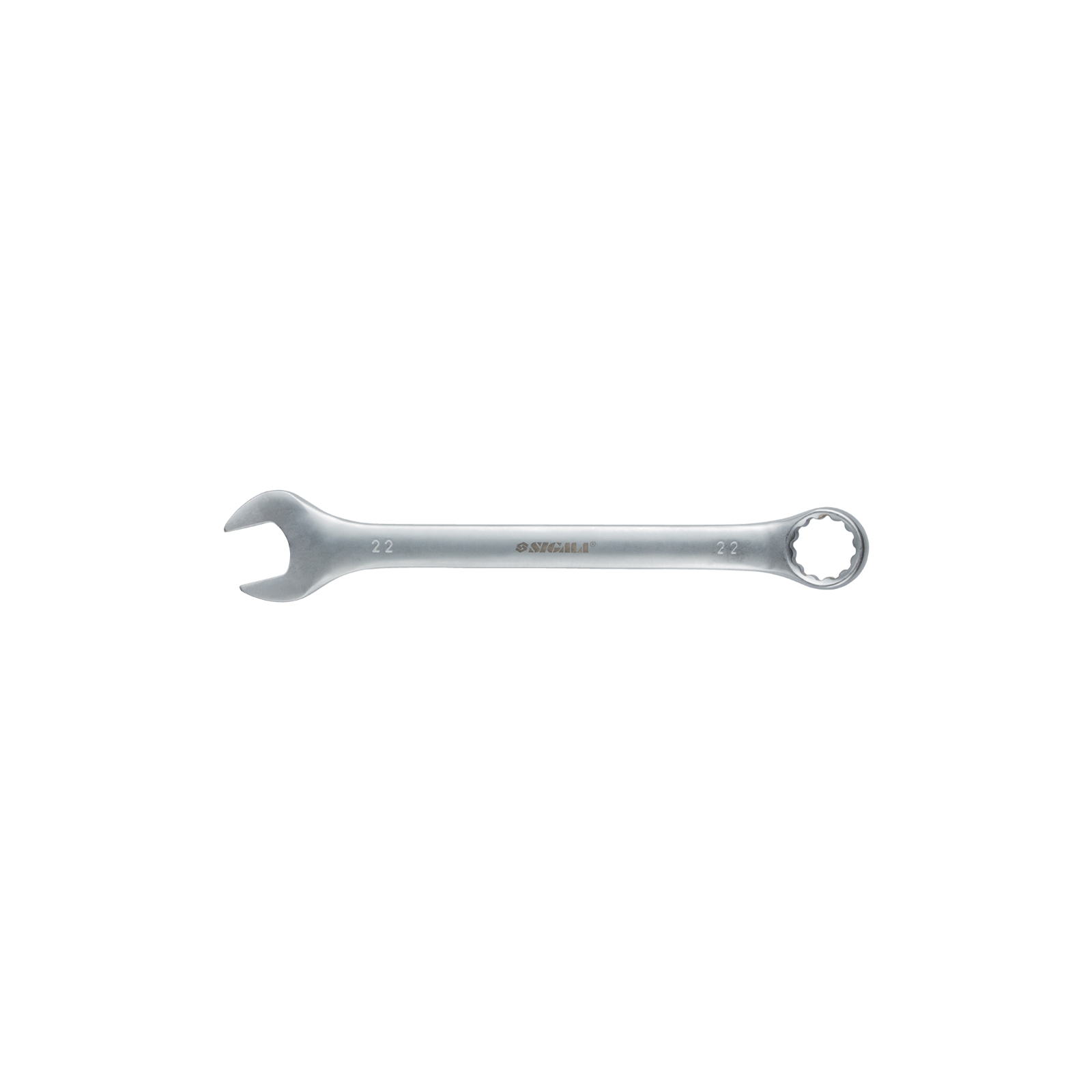 Ключ Sigma рожково-накидной 10мм CrV satine с подвесом (6021551)