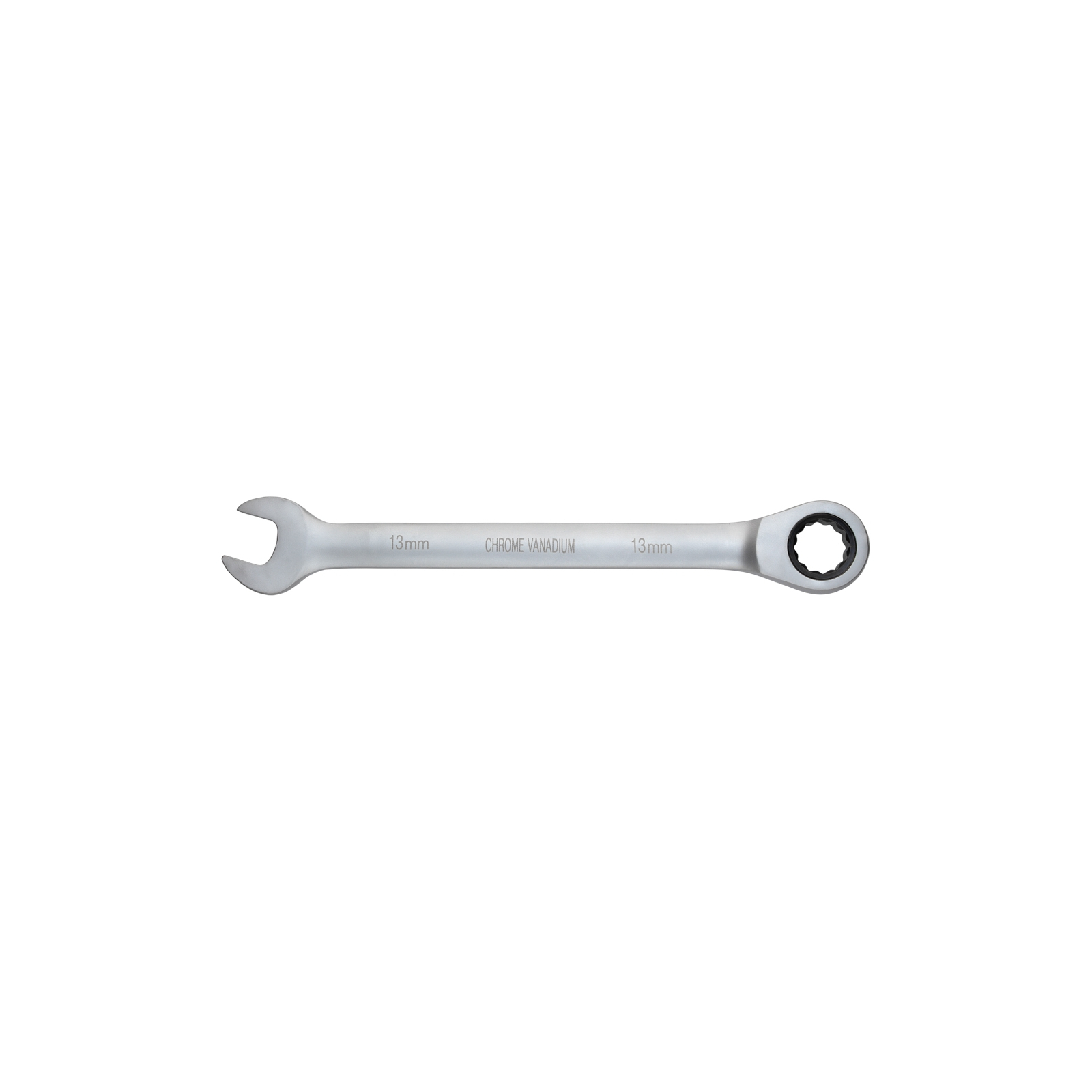 Ключ Sigma рожково-накидной с трещеткой 13мм CrV satine (6022131) изображение 2