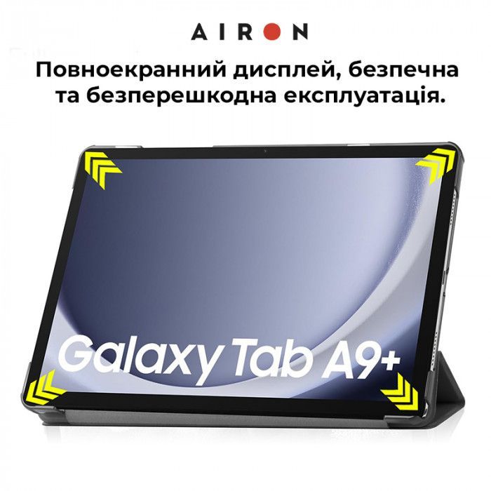 Чехол для планшета AirOn Premium Samsung Galaxy Tab A9 Plus 11'' 2023 + film (4822352781102) изображение 4