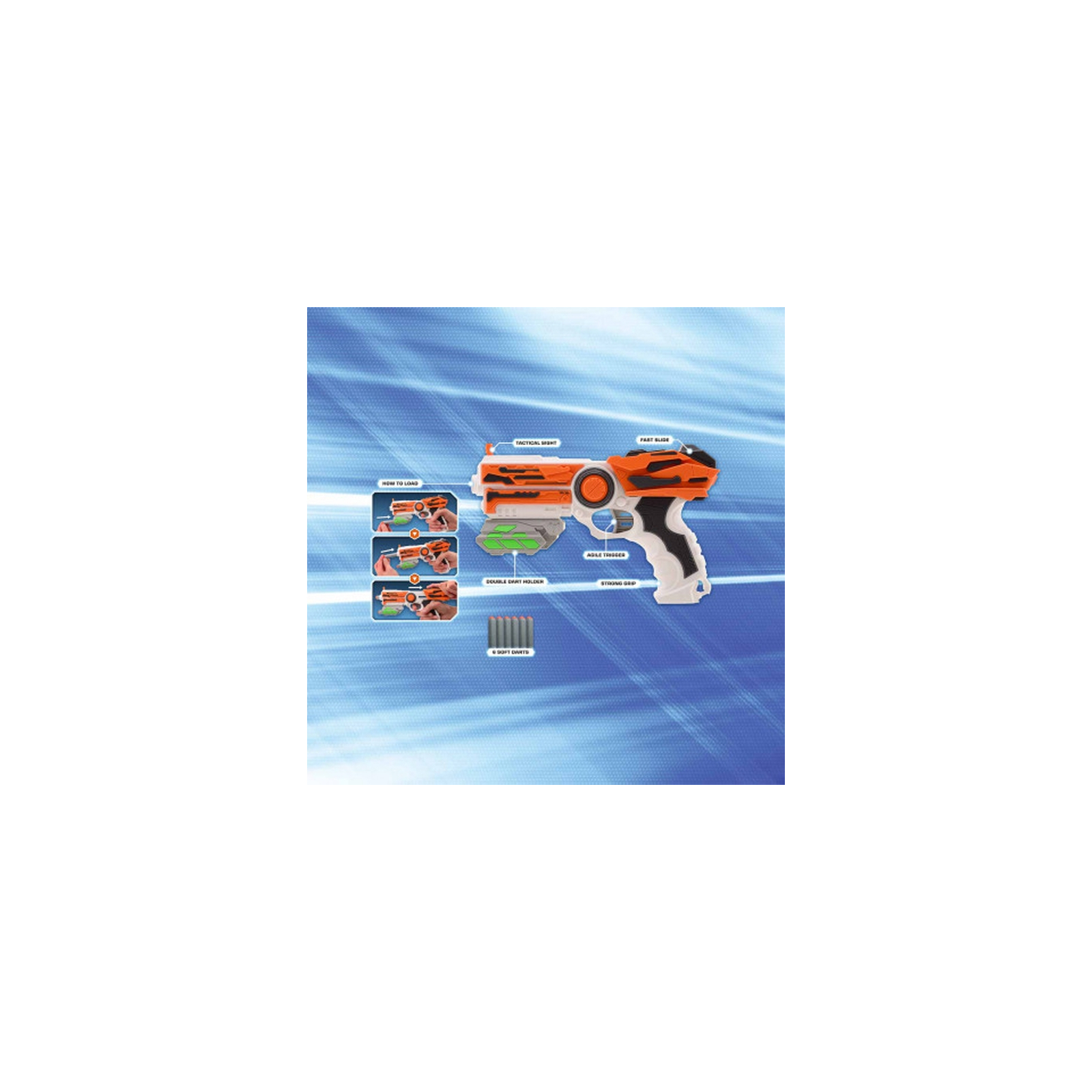 Игрушечное оружие Tack Pro Бластер Crow II (6337446) изображение 3