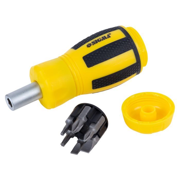 Набор отверток Sigma с реверсом MINI c битами 6шт CrV (4001811) изображение 5