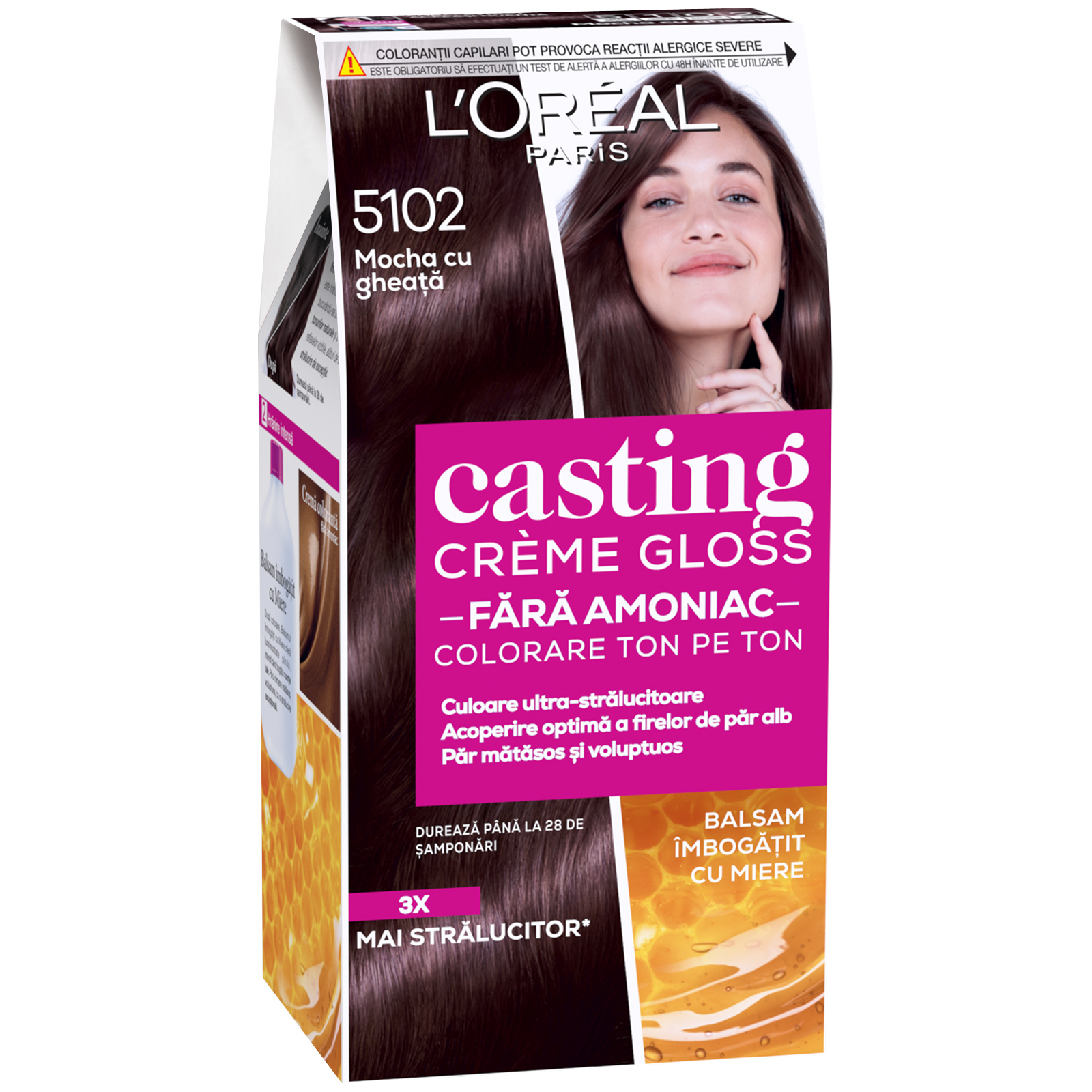 Краска для волос L'Oreal Paris Casting Creme Gloss 5102 - Холодный мокко 120 мл (3600523806935)