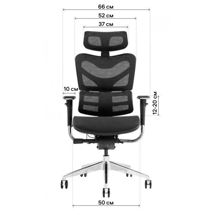 Офисное кресло GT Racer X-782 Black (X-782 Black (W-21 B-41)) изображение 10