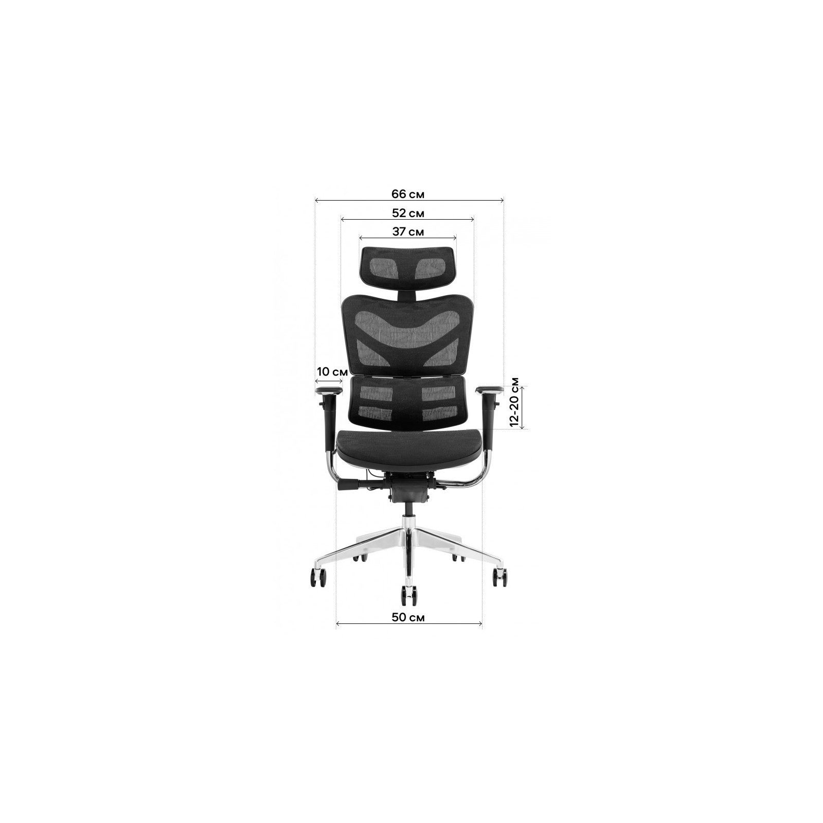 Офісне крісло GT Racer X-782 Black (X-782 Black (W-21 B-41)) зображення 10