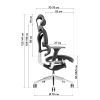 Офисное кресло GT Racer X-782 Black (X-782 Black (W-21 B-41)) изображение 11
