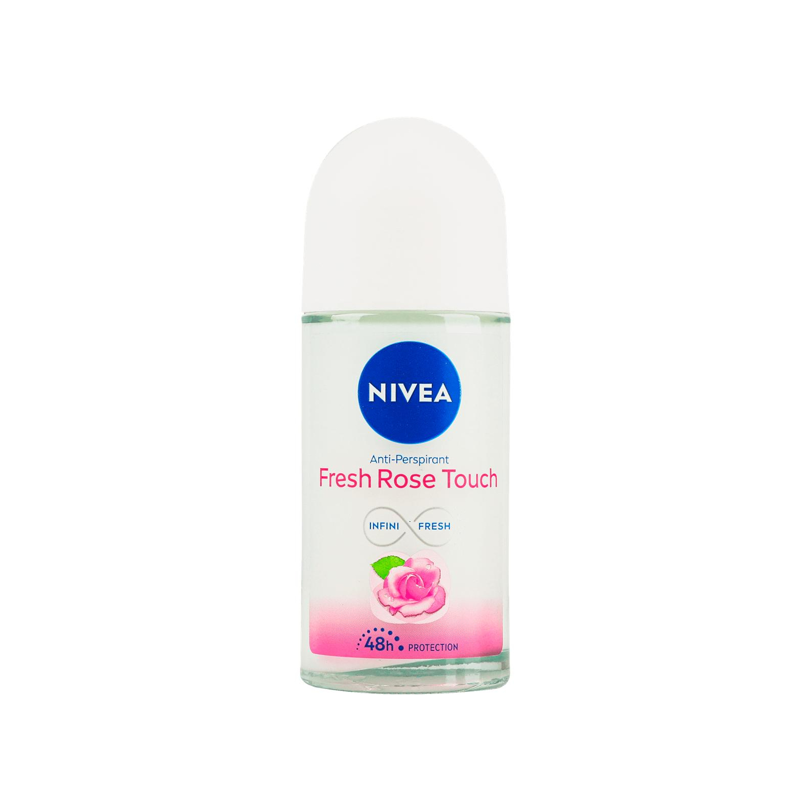 Антиперспірант Nivea Fresh Rose Touch Свіжий дотик троянди кульковий 50 мл (4006000016887)