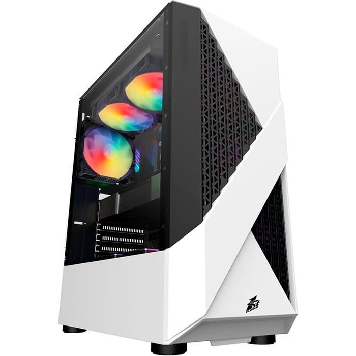 Корпус для ПК 1stPlayer F3-A-4F1-WH