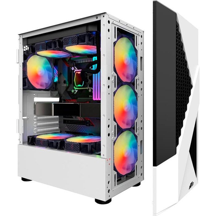 Корпус для ПК 1stPlayer F3-A-4F1-WH изображение 5