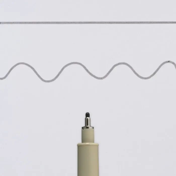 Лайнер Sakura Pigma Micron (10) 0,6 мм Светло-серый (084511333697) изображение 3