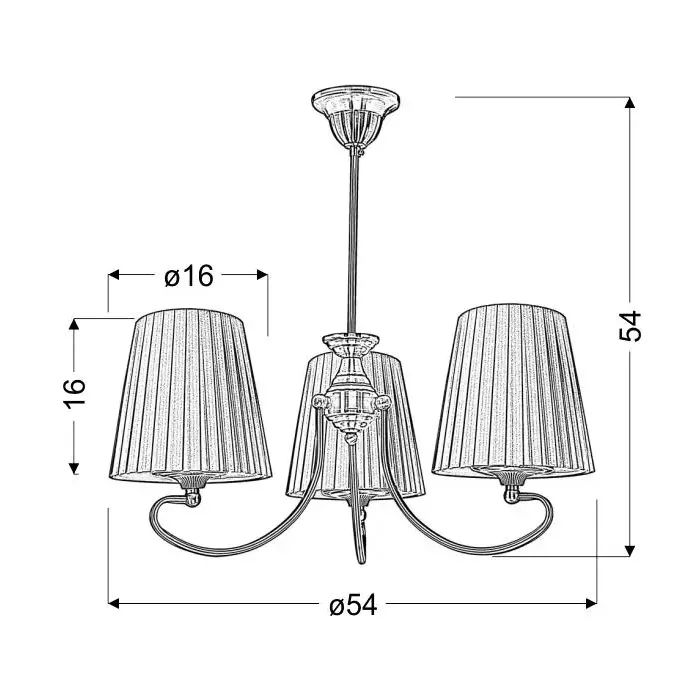Люстра Candellux MOZART (33-33970) изображение 2
