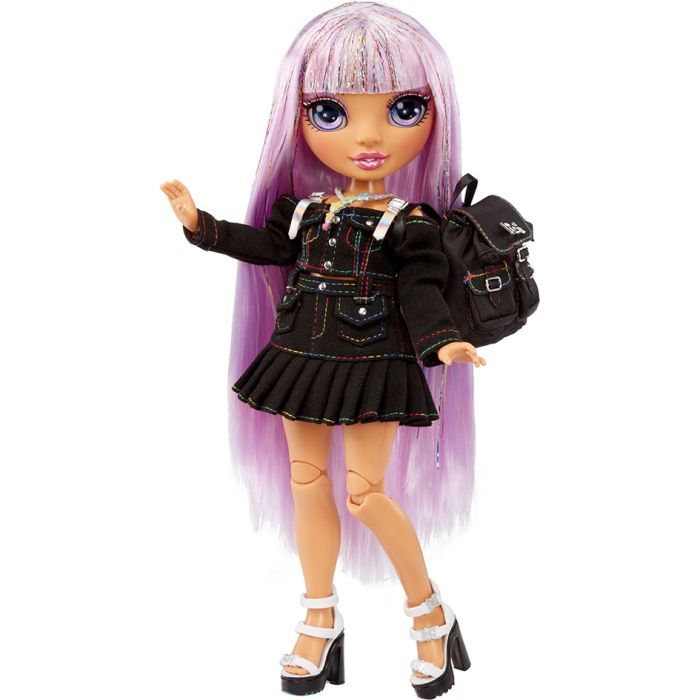 Кукла Rainbow High серии Junior High PJ Party - Эйвери Стайлз (590798) изображение 2