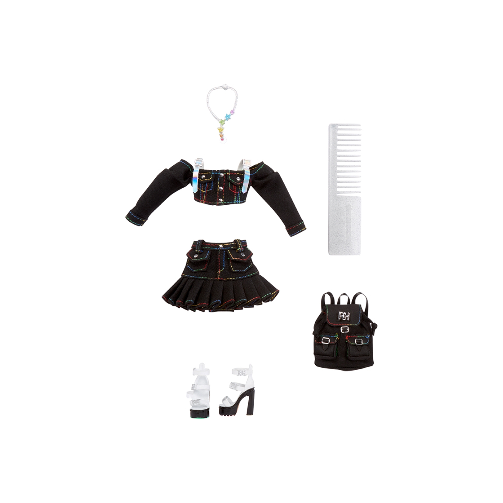 Кукла Rainbow High серии Junior High PJ Party - Эйвери Стайлз (590798) изображение 4