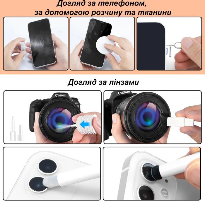 Универсальный чистящий набор XoKo Multifinctional Cleaning set 20 in 1 (XK-CS1000) изображение 11
