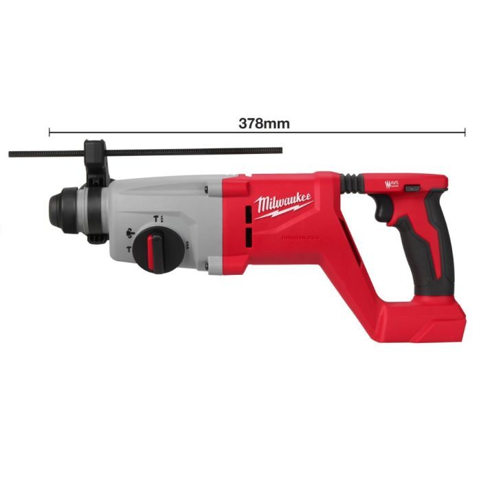 Перфоратор Milwaukee M18 BLHACD26-0, SDS PLUS 2,6 Дж, 3 режими (без АКБ та ЗП) (4933492483) зображення 6