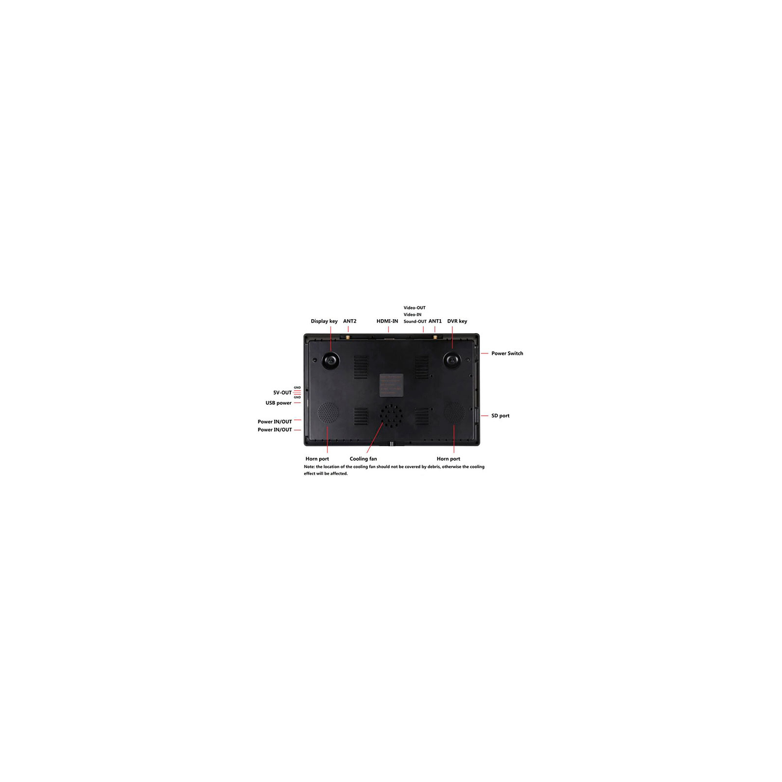 Монітор FPV Hawkeye Captain 10.2" DVR 5.8GHz 48CH (HP0054.0027-DVR) зображення 2