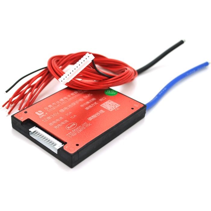 BMS контроллер DaLy LiFePO4 36V 12S 30A (DL12S-30A)