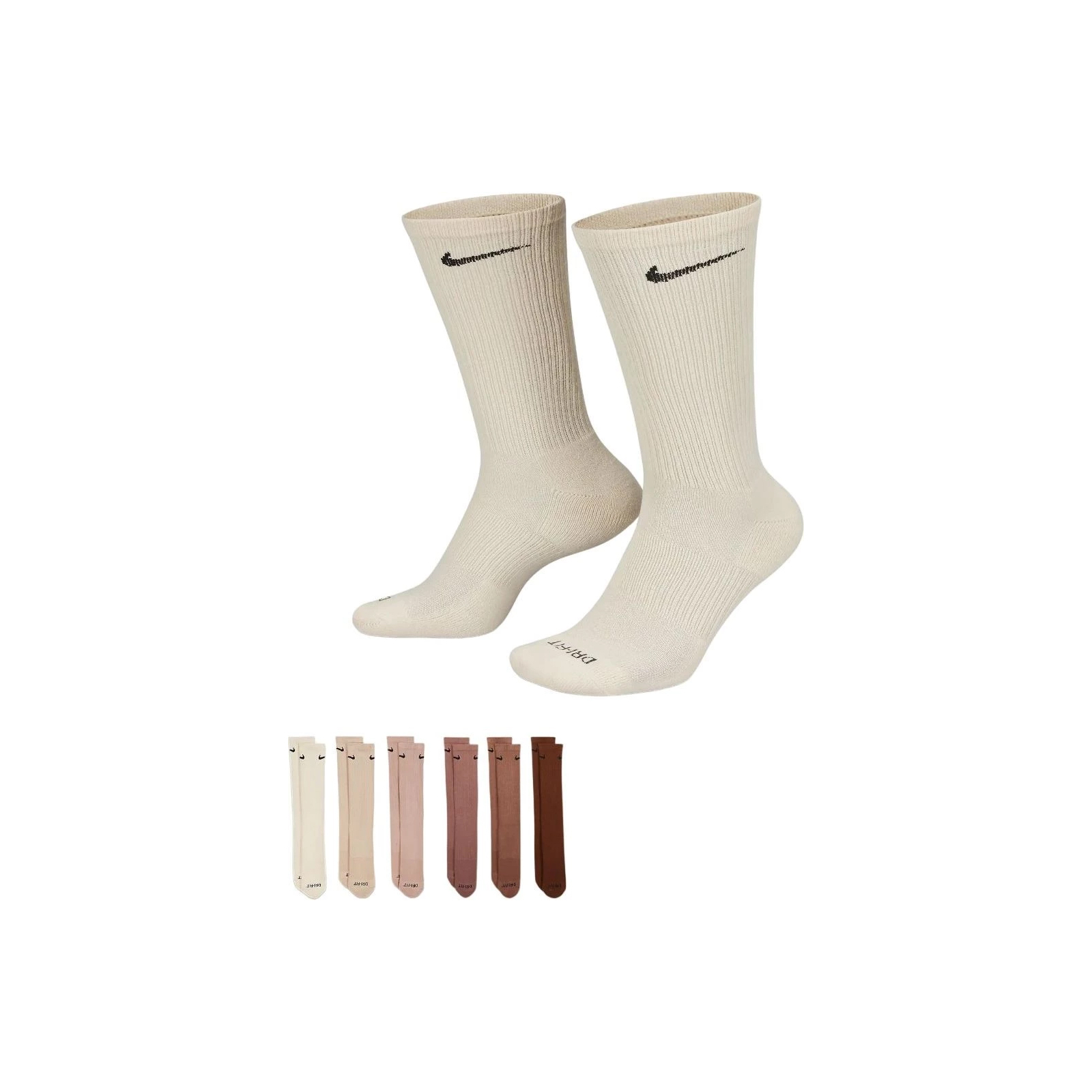 Шкарпетки Nike U NK ED PLS CSH CRW 6PR-132 SX6897-904 38-42 6 пар Мультиколор (195244786435) зображення 2