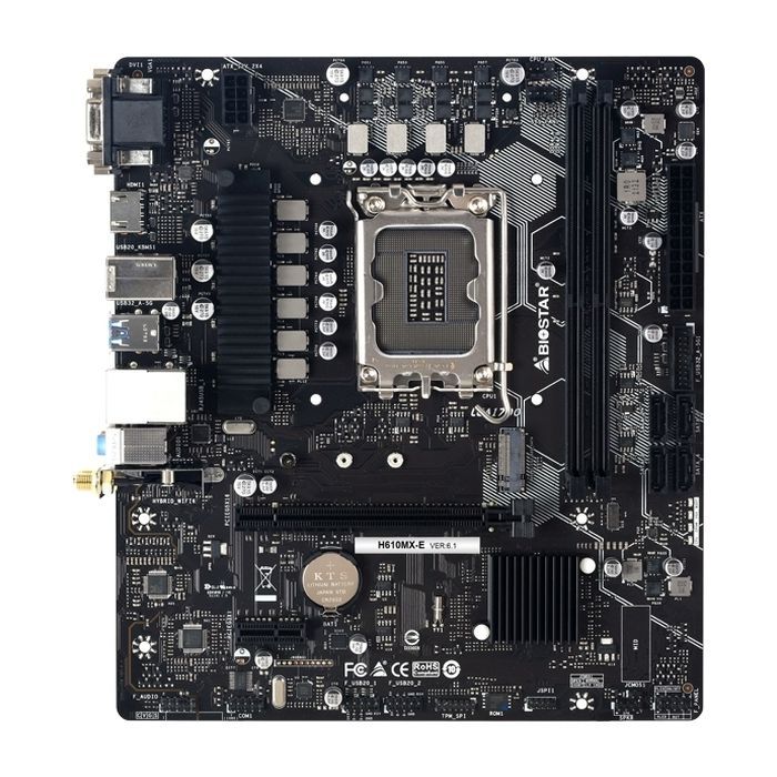 Материнская плата Biostar H610MX-E