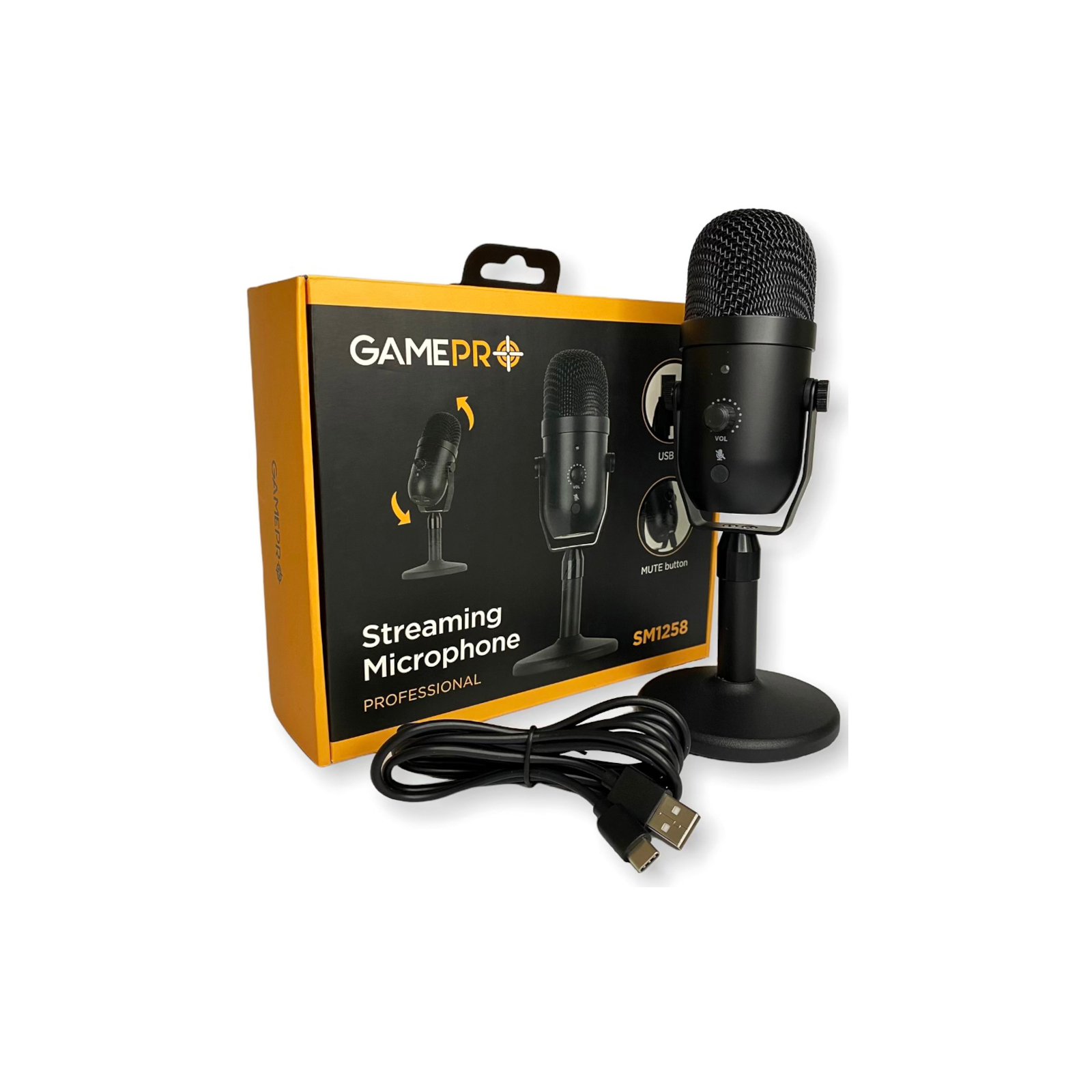 Мікрофон GamePro SM1258 USB Black (SM1258) зображення 4
