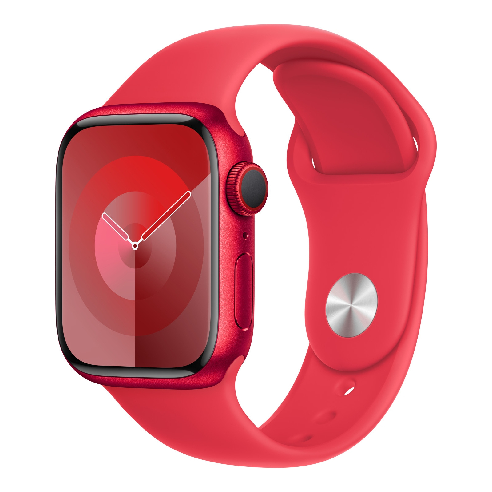 Ремінець до смарт-годинника Apple 45mm (PRODUCT)RED Sport Band - M/L (MT3X3ZM/A) зображення 4