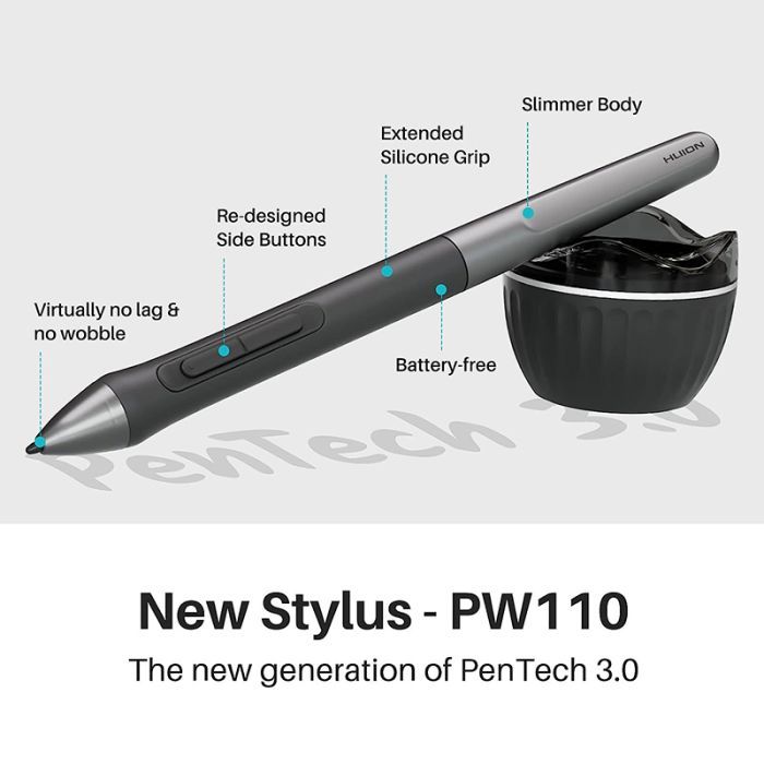 Графический планшет Huion Inspiroy 2 S (H641P) изображение 8