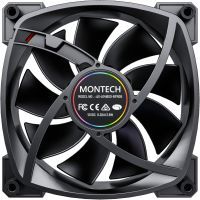 Кулер для корпуса MONTECH RX140 PWM BLACK изображение 4