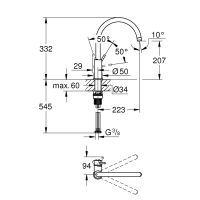 Смеситель Grohe BauClassic (30577000) изображение 7