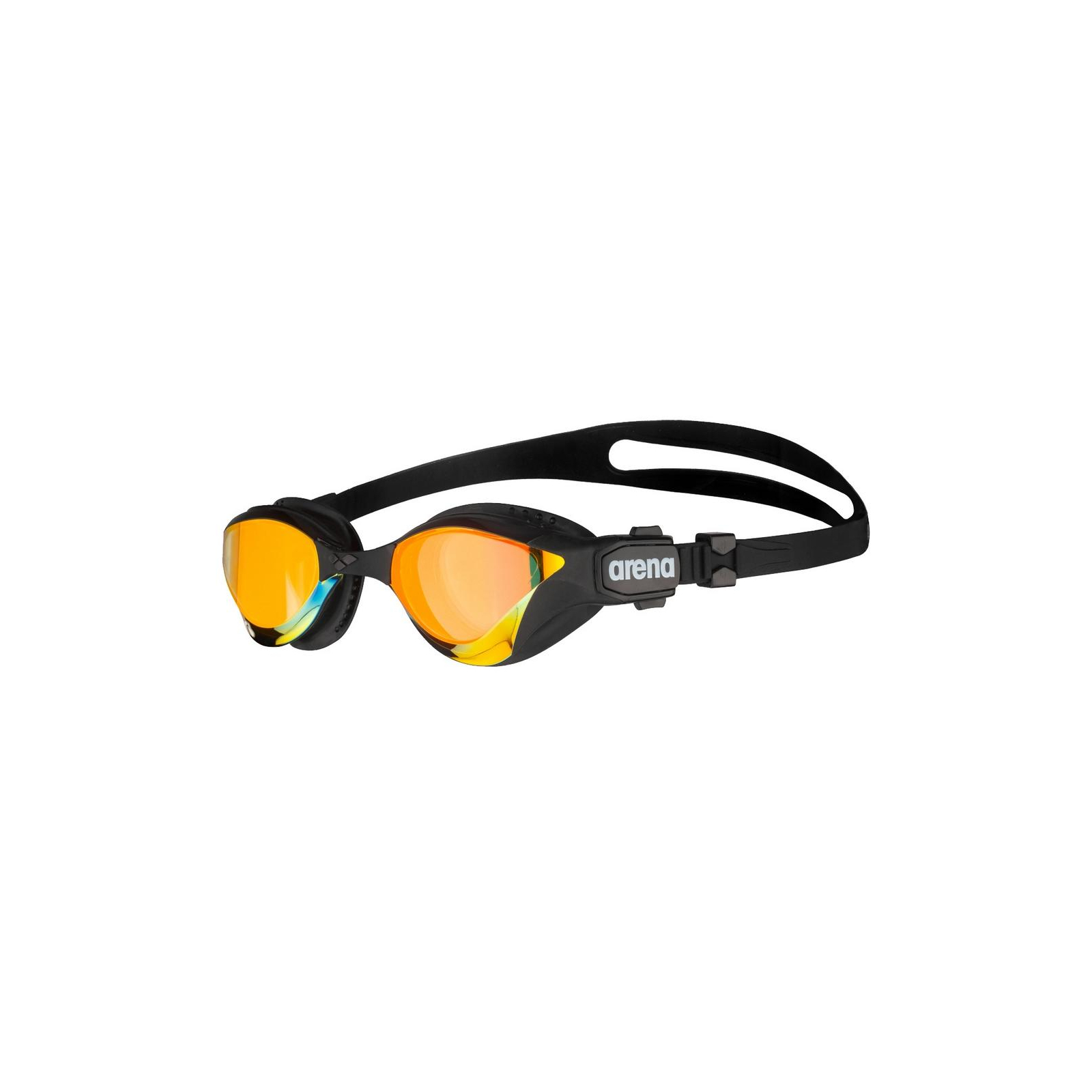 Окуляри для плавання Arena Cobra TRI Swipe MR 002508-355 чорний, жовтий Уні OSFM (3468336214596)