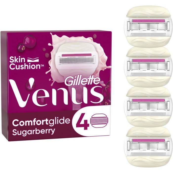 Сменные кассеты Gillette Venus Comfortglide Sugarberry Plus Olay 4 шт. (8700216122849)