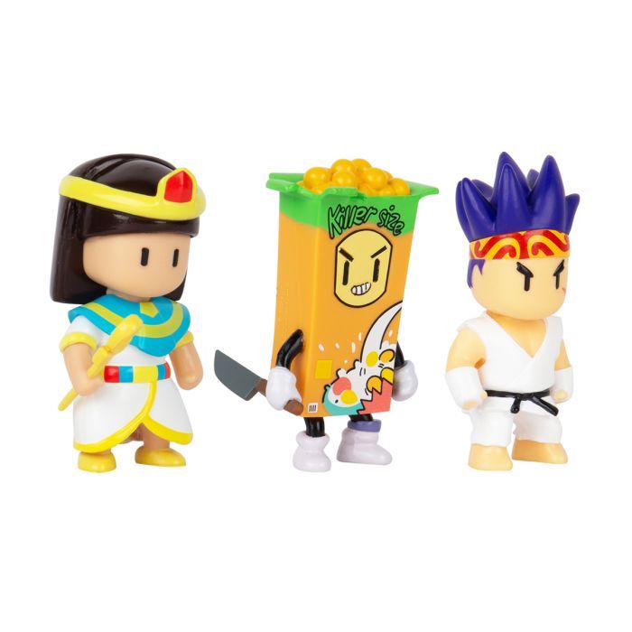 Фигурка Stumble Guys набор коллекционных - Сенсей Фаерфист, Клеопатра, Киллер (SG2020-4) изображение 3