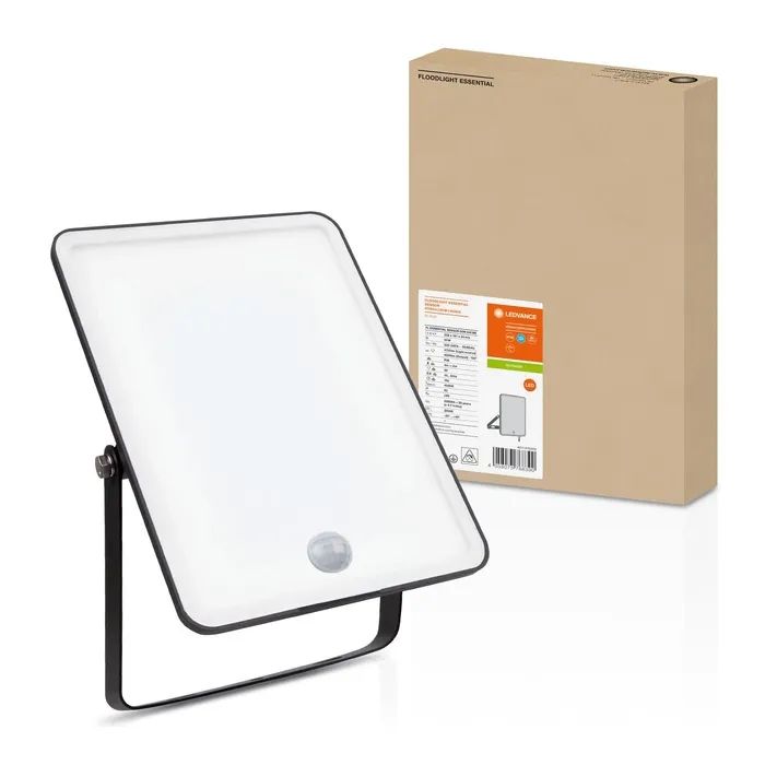 Прожектор LEDVANCE Flood ESSENTIAL SENSOR 50W 840 BK IP65 (4058075768390) зображення 5
